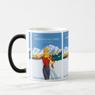 Mug Magique Colombie-Britannique Ski Adventure : Canada Travel