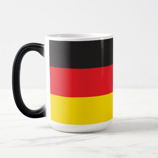 Mug Magique Combinaison de 3 couleurs, Drapeau (Gauche)