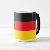 Mug Magique Combinaison de 3 couleurs, Drapeau (Devant droit)