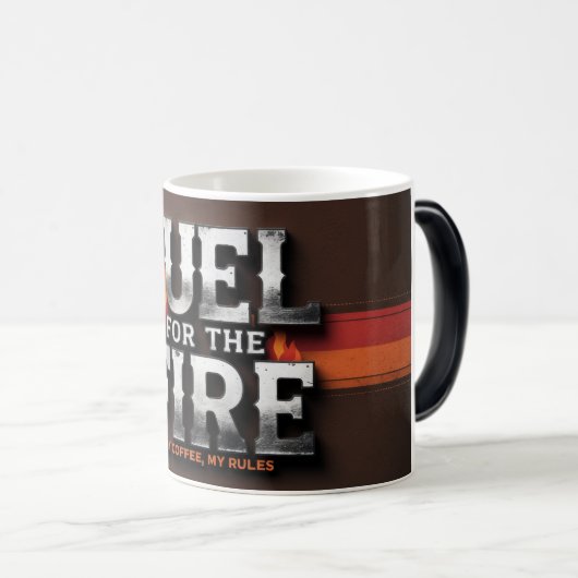 Mug Magique Combustible pour l'incendie (Devant droit)