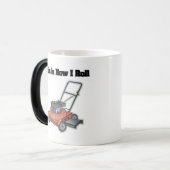 Mug Magique Comment je roule (tondeuse de pelouse) (Devant gauche)