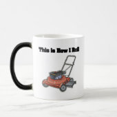 Mug Magique Comment je roule (tondeuse de pelouse) (Gauche)