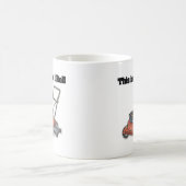 Mug Magique Comment je roule (tondeuse de pelouse) (Centre)