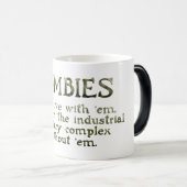 Mug Magique Complexe militaire industriel Zombies (Devant droit)