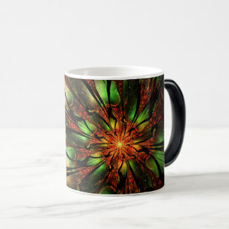 Mug Magique Conception Abstraite des fleurs fractales.