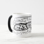 Mug Magique Conception classique de chiens de sommeil de DCK (Devant gauche)