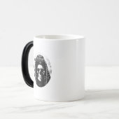 Mug Magique Conception de crâne de faucheuse (Devant gauche)