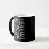 Mug Magique Conception de dessin de main de paix (Devant gauche)