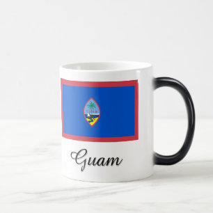 Mug Magique Conception de drapeau de la Guam