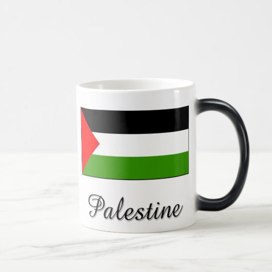 Mug Magique Conception de drapeau de la Palestine (Droite)