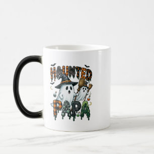 Mug Magique Conception de fantôme de Papa Halloween ensorcelé