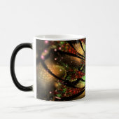 Mug Magique Conception de fleurs fractales abstraites. (Gauche)