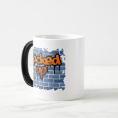 Mug Magique conception de graffitis (Devant gauche)