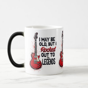 Mug Magique Conception de guitare rock rétro Musique classique