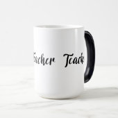 Mug Magique Conception de l'enseignant (Devant droit)