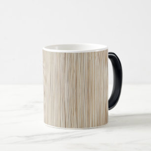 Mug Magique Conception de lignes brunes abstraites mignonnes