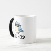 Mug Magique Conception de l'observation des oiseaux Kawaii (Devant gauche)