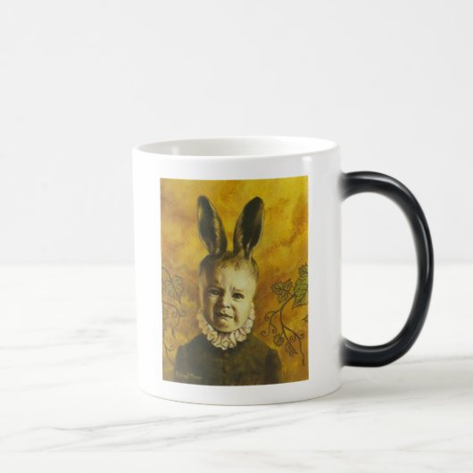 Mug Magique Conception de mutant lapin bébé (Droite)