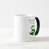Mug Magique Conception de professeur d'anglais drôle de superp (Devant droit)