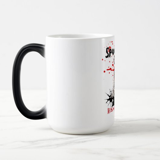 Mug Magique conception de T shirt Halloween (Gauche)