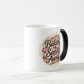 Mug Magique Conception de typographie de citation de pâtisseri (Devant droit)