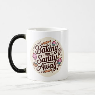 Mug Magique Conception de typographie de citation de pâtisseri