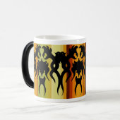 Mug Magique Conception du symbole du dragon tribal (Devant gauche)