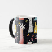 Mug Magique Conception ludique Motif Llama sans faille pour un (Devant gauche)