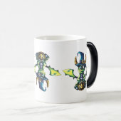 Mug Magique Conception magique du dragon d'Halloween (Devant droit)