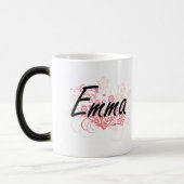 Mug Magique Conception nommée artistique d'Emma avec des (Gauche)