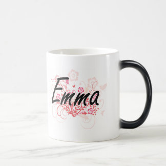 Mug Magique Conception nommée artistique d'Emma avec des
