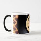 Mug Magique Conception nostalgique de disques vinyles (Gauche)