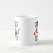 Mug Magique Conduite de chèvre mon mari fou une chèvre à la fo (Centre)