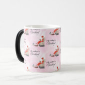 Mug Magique Connaissance - Lecture féminine avec calme (Devant gauche)