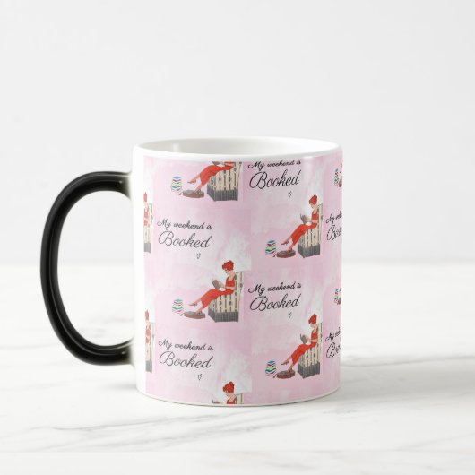 Mug Magique Connaissance - Lecture féminine avec calme (Gauche)