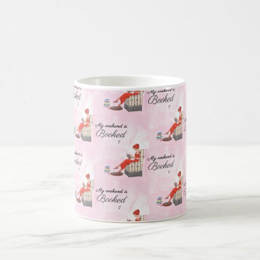 Mug Magique Connaissance - Lecture féminine avec calme (Centre)