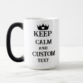 Mug Magique Conserver le calme et créer votre propre faire ajo (Gauche)