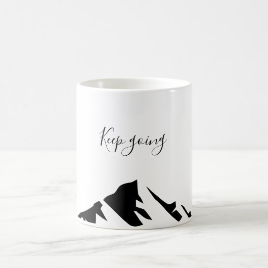 Mug Magique Conserver Noir Moderne En Simple (Centre)