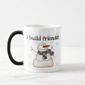 Mug Magique Constructeur ami mignon hiver Snowman (Gauche)