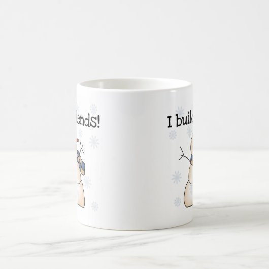 Mug Magique Constructeur ami mignon hiver Snowman (Centre)
