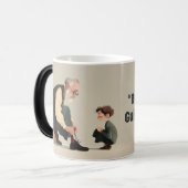 Mug Magique Construit par l'amour. Guidé par Papa (Devant gauche)