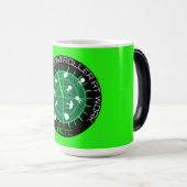 Mug Magique Contrôleur de la circulation aérienne (Devant droit)