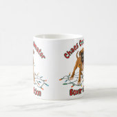Mug Magique Coordinateur de chaos de chien Boxer (Centre)