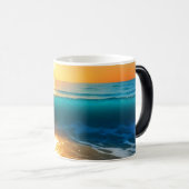 Mug Magique Coucher de soleil tranquille (Devant droit)