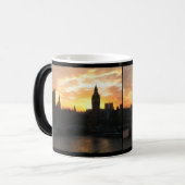 Mug Magique Coucher du soleil de Londres (Devant gauche)