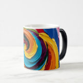 Mug Magique Couleur pastel abstraite (Devant droit)
