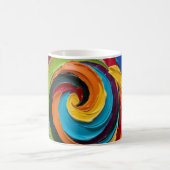 Mug Magique Couleur pastel abstraite (Centre)
