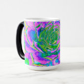 Mug Magique Couleurs arc-en-ciel Fiesta Succulent Sedum Rosett (Devant gauche)