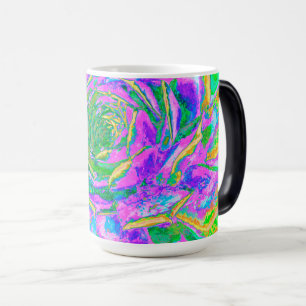 Mug Magique Couleurs arc-en-ciel Fiesta Succulent Sedum Rosett