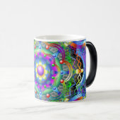 Mug Magique Couleurs de l'univers mandala (Devant droit)